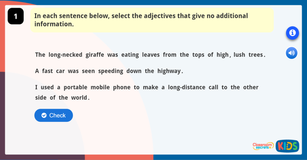 Year 5 Creating and Writing Concise Noun Phrases