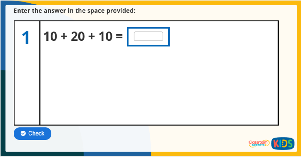 Year 2 Arithmetic Day 1