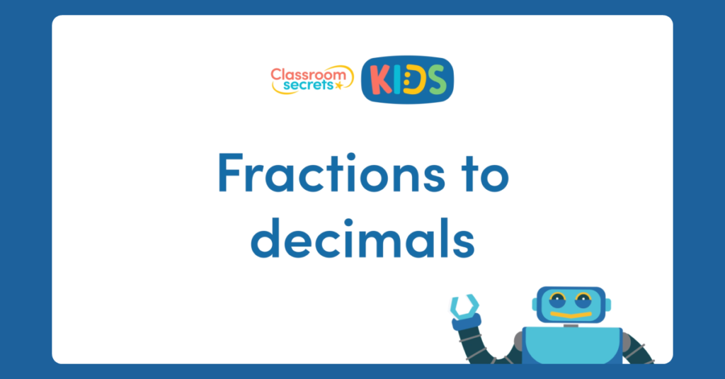 Fractions to Decimals Video Tutorial