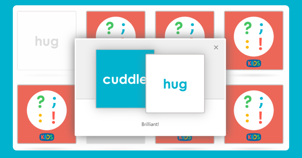 Year 1 Matching Synonyms Games