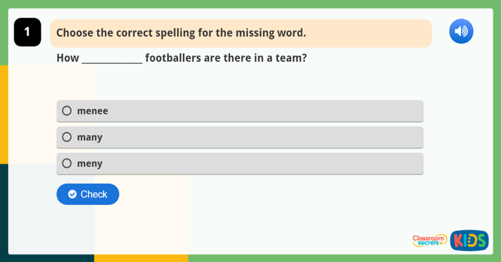 Common Exception Words Year 2