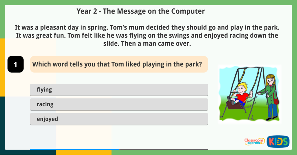 Year 2 Online Reading Work
