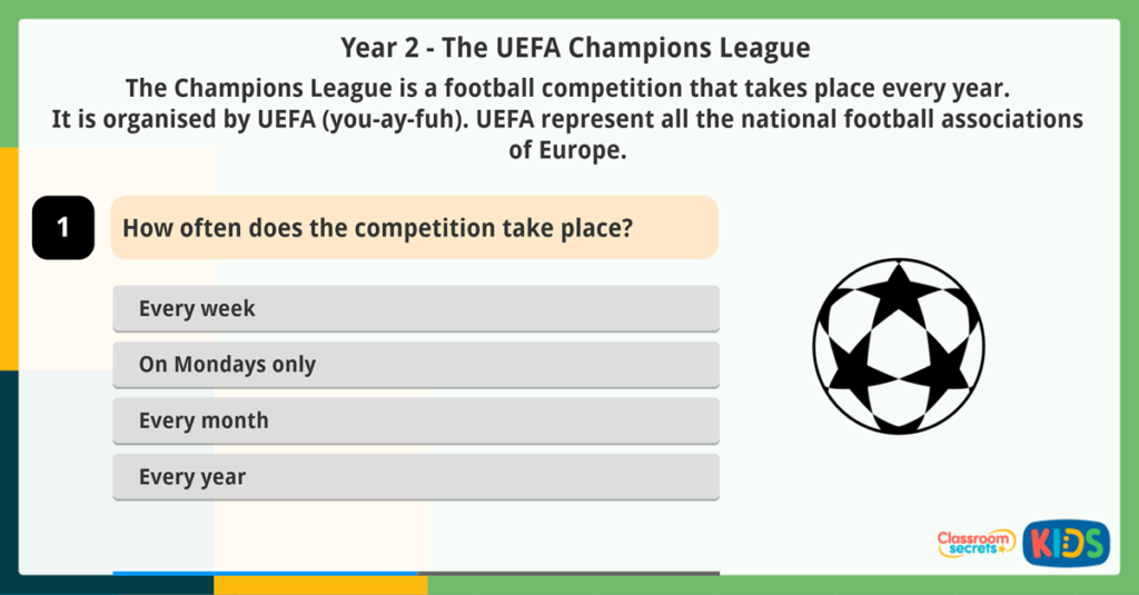 Year 2 Sport Reading Comprehension