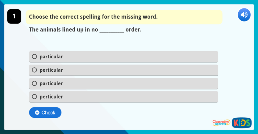 Common Exception Words Set 8 Year 3 and Year 4