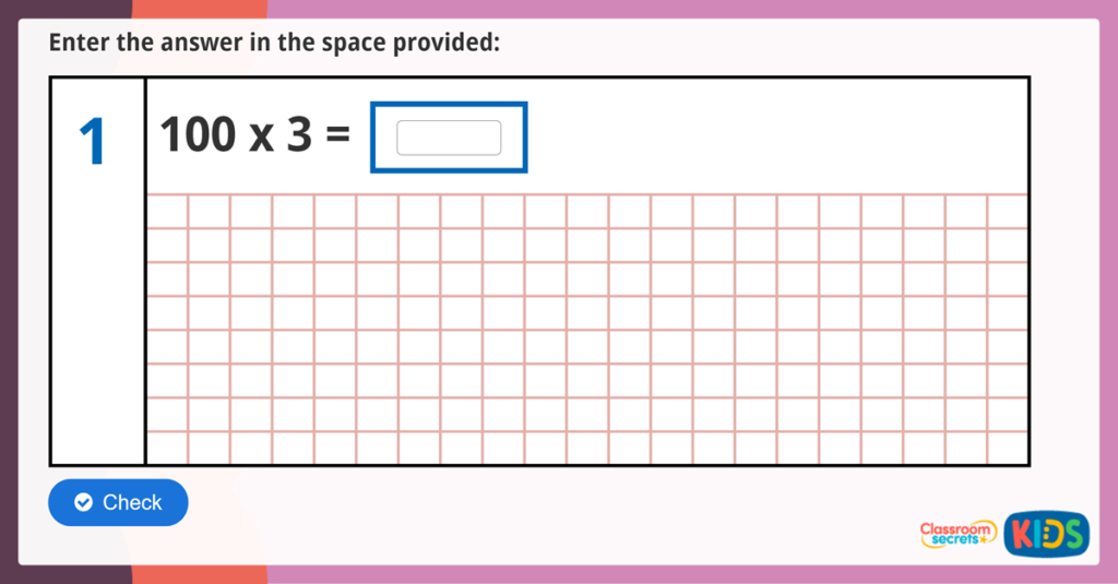 Year 3 Arithmetic Quiz 3
