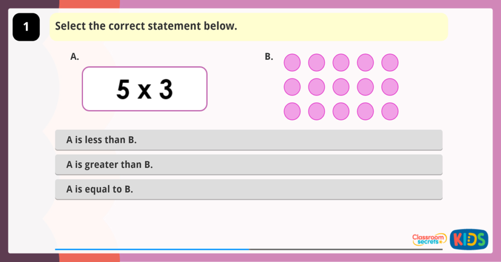 Year 3 Comparing Statements
