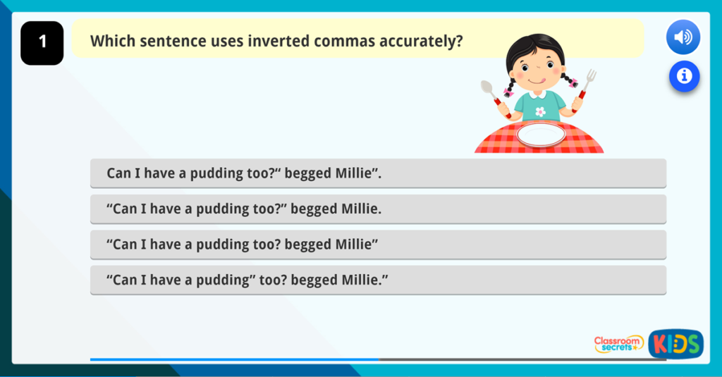 Year 3 Writing Direct Speech