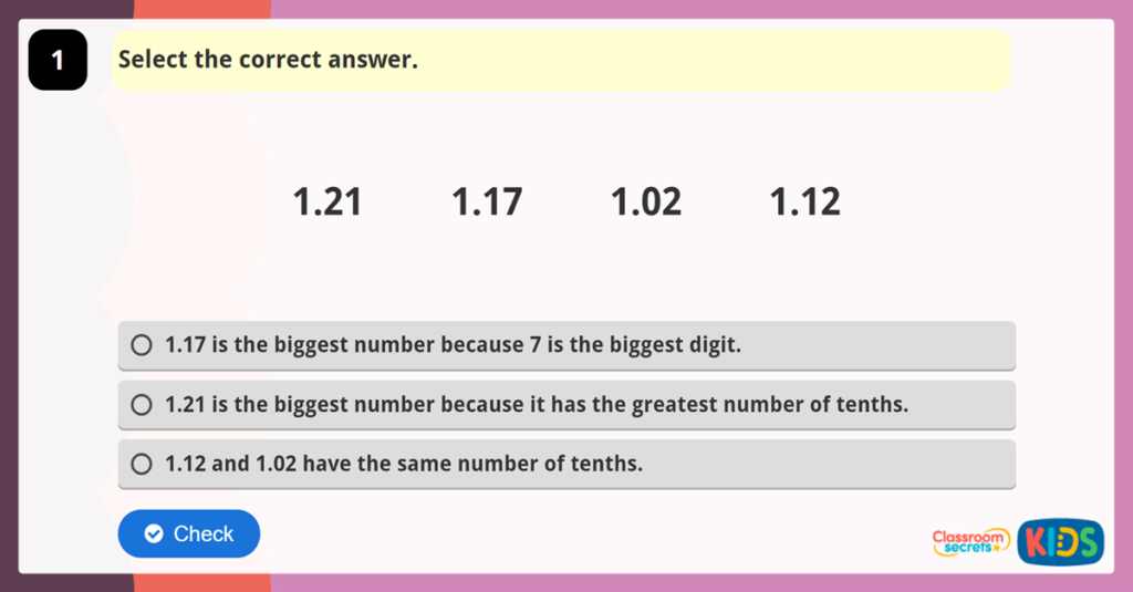 Year 4 Reasoning Test Practice 2