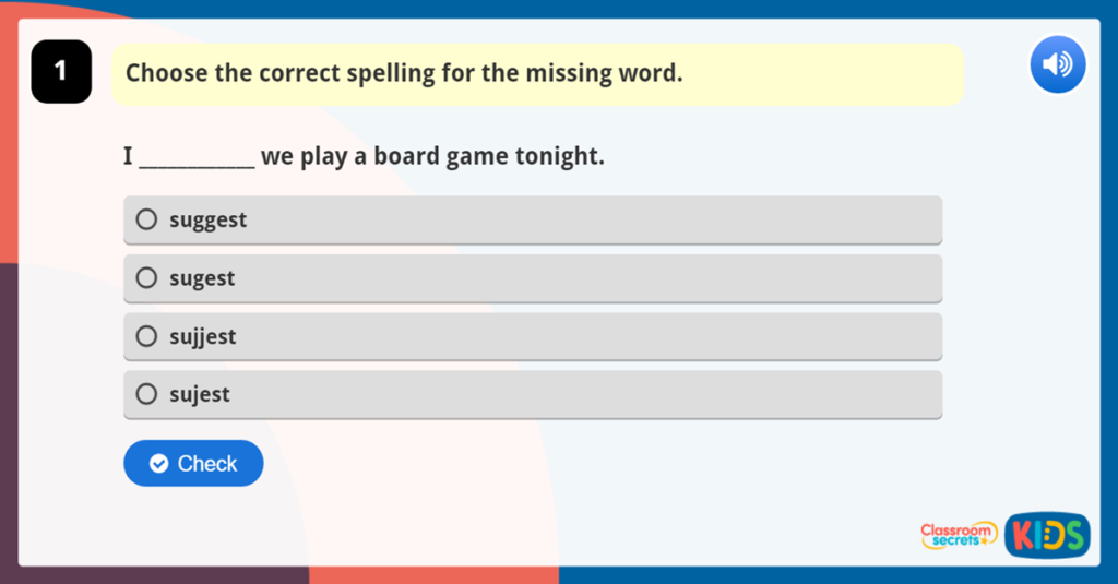 Common Exception Words Set 10 Year 5 and Year 6