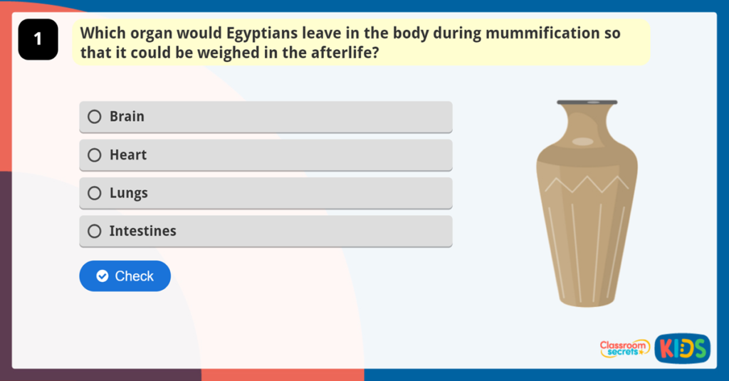 Year 5 Ancient Egypt Quiz