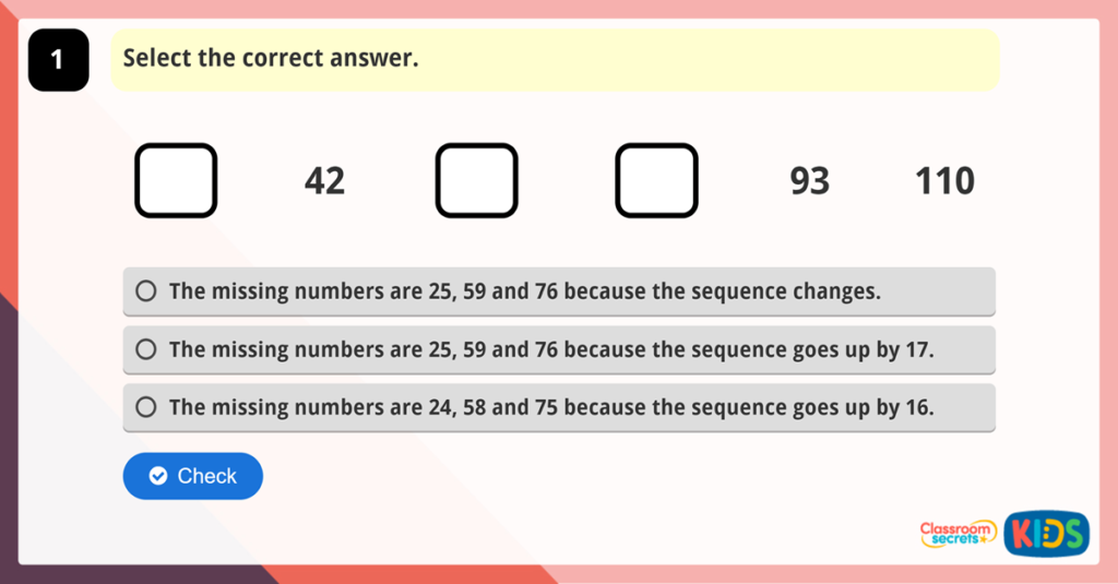 Maths Reasoning Test Practice