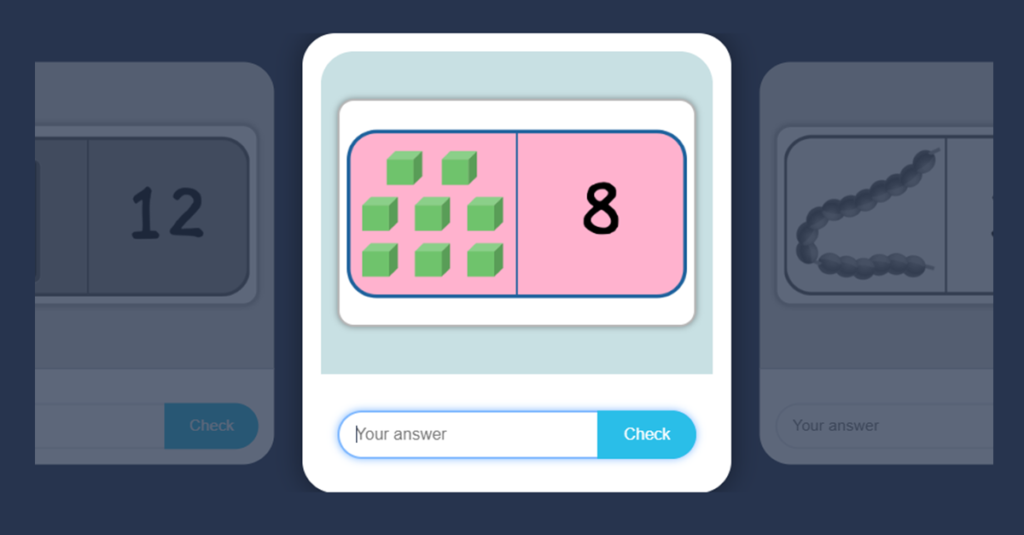 reception halving numbers game