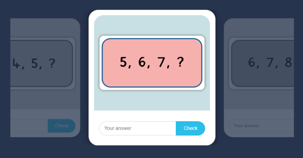 Reception Ordering Numbers Online Learning