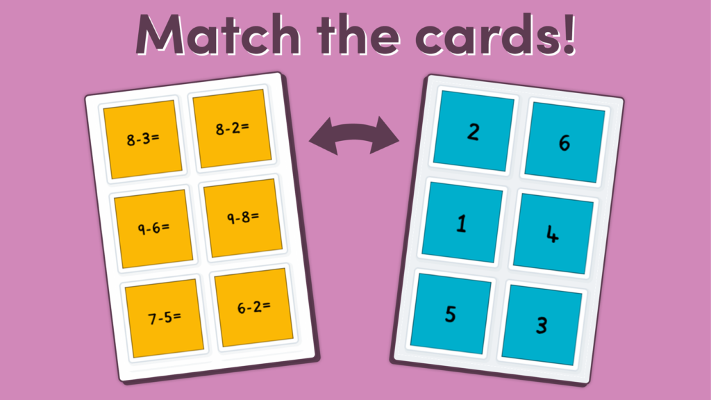 Reception subtracting single digits