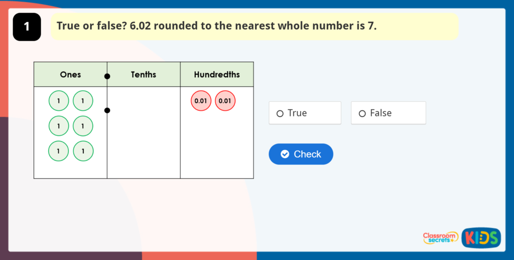Year 5 Rounding Decimals