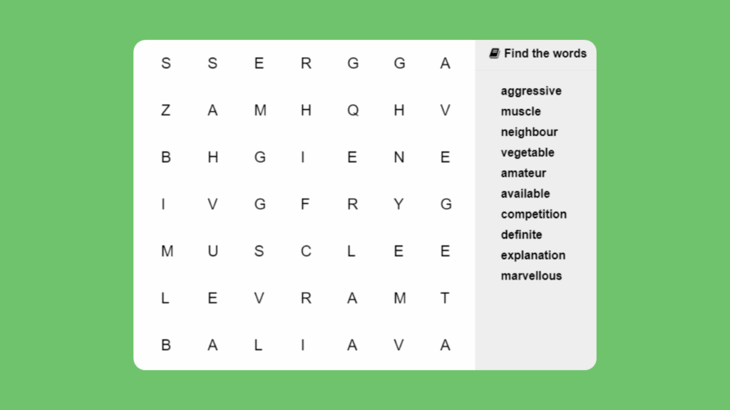 Year 5 and 6 Spellings Wordsearch Games
