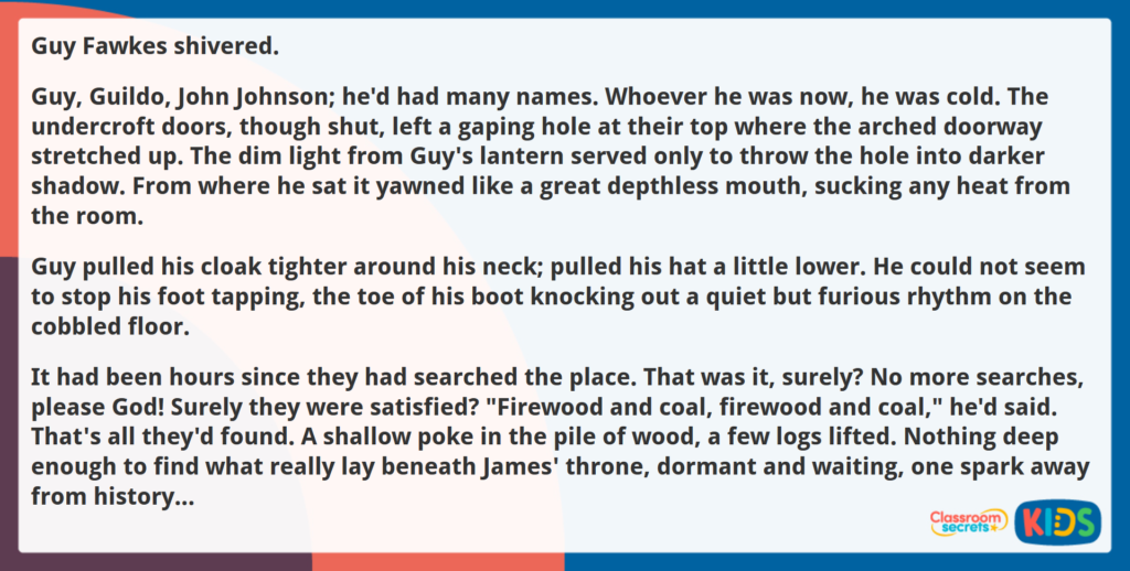 Year 6 Reading Comprehension The Room