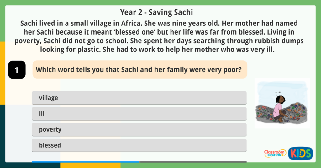 Fiction Year 2 Reading Comprehension