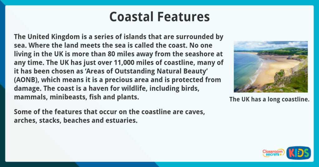 Year 3 Reading Comprehension Non Fiction Coastal Features