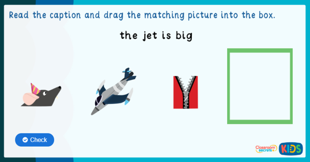 Phonics Phase 3 Caption Game 1