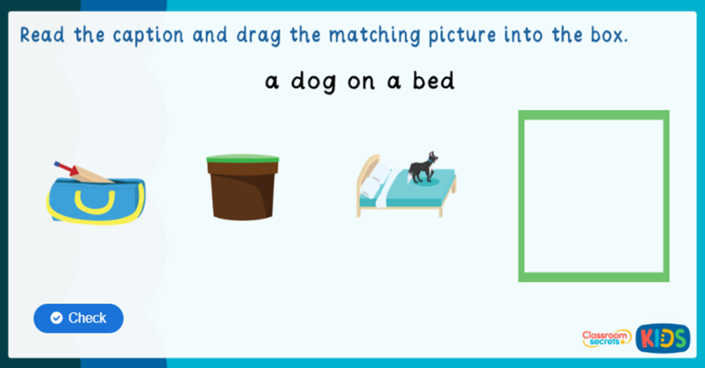 Phonics Captions Game 3