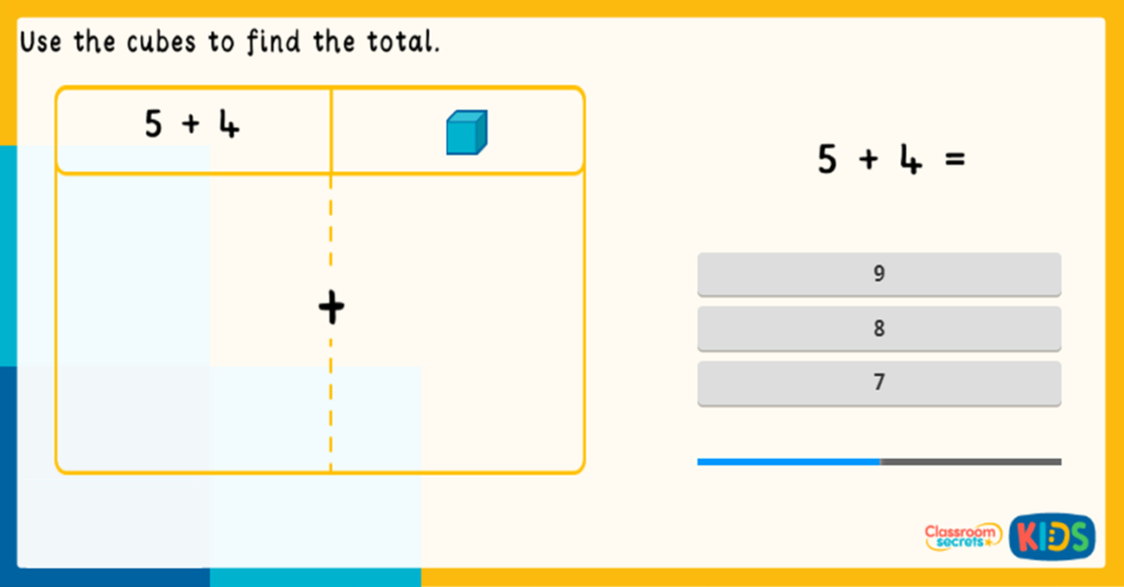 Reception Adding Two Numbers Games