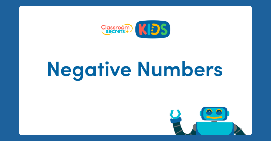 Negative Numbers Video Tutorial