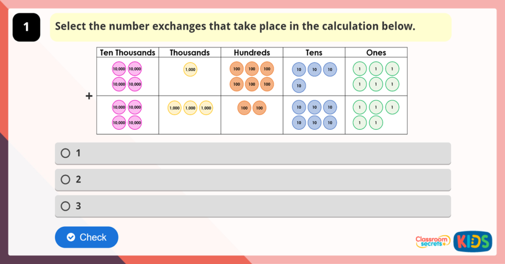 Year 5 Add More Than 4 Digits Game