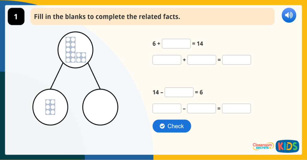Year 1 Addition and Subtraction Game