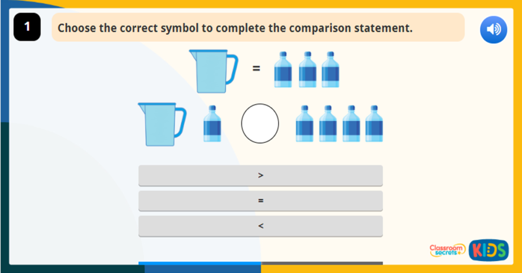 Year 1 Comparing Capacity
