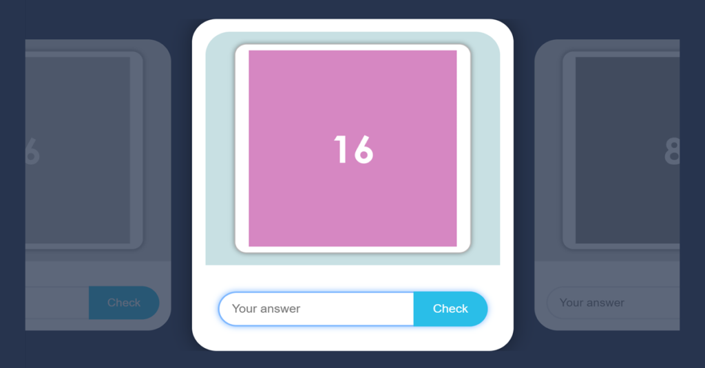 Year 1 Number Recognition Maths Game