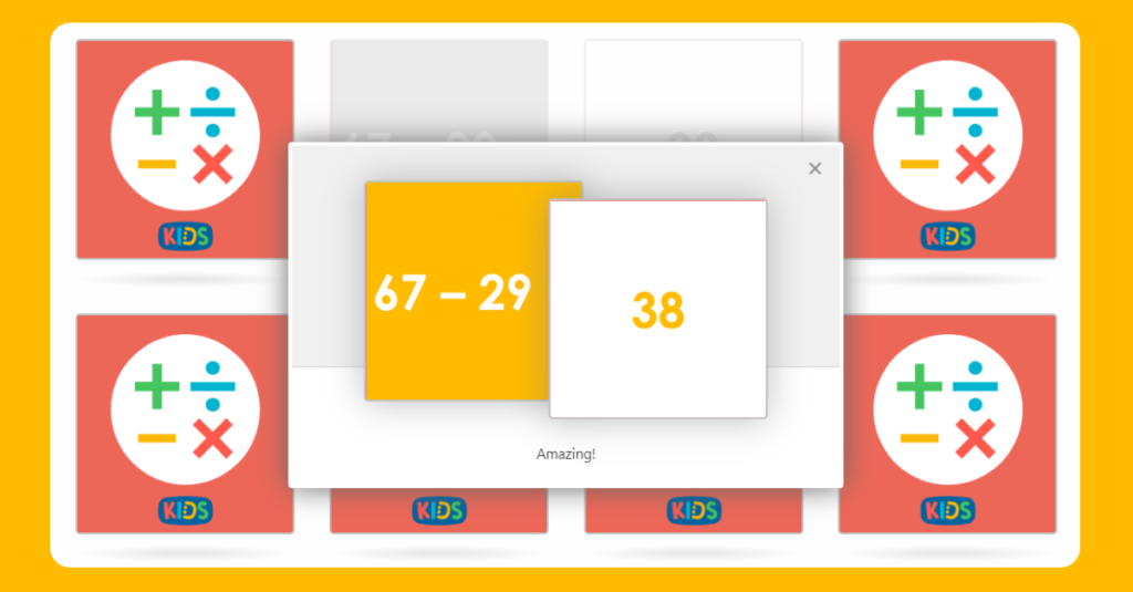 Year 2 Mental Maths Matching Activity