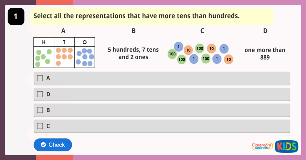 100s 10s and 1s 2 Game