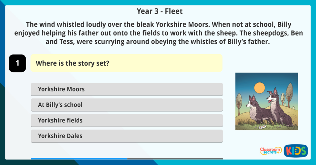 Year 3 Animals Reading Comprehension