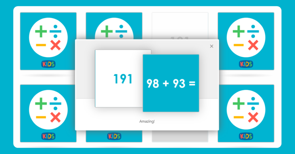 Year 4 Mental Maths Matching Activity