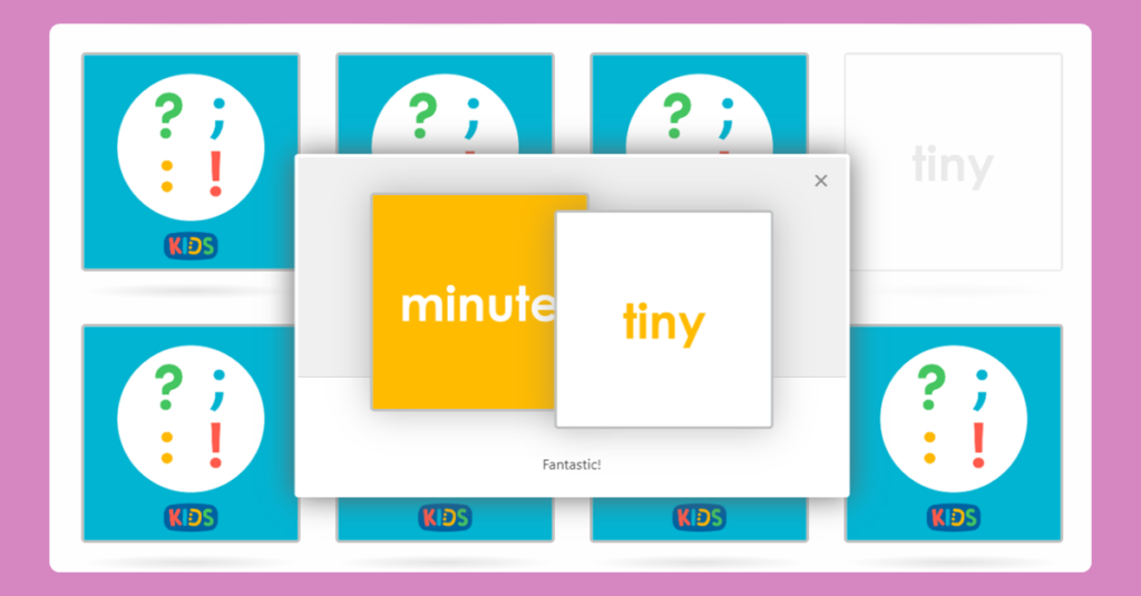 Year 4 Synonym Matching Activity 3
