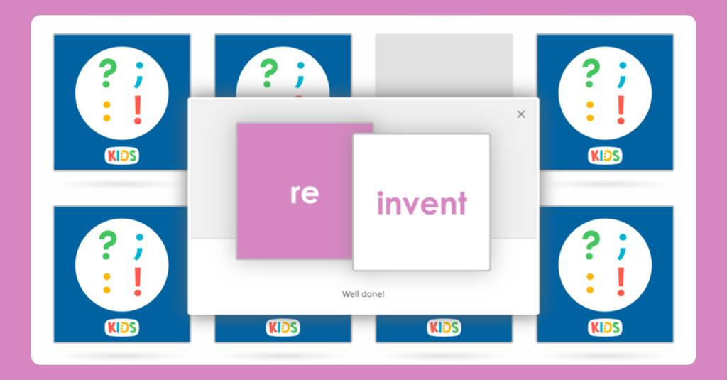 Year 6 Prefix Matching Game 1