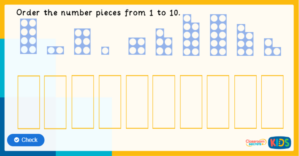 Reception ordering numbers