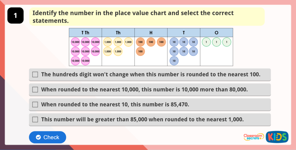 Year 5 Round within 100000