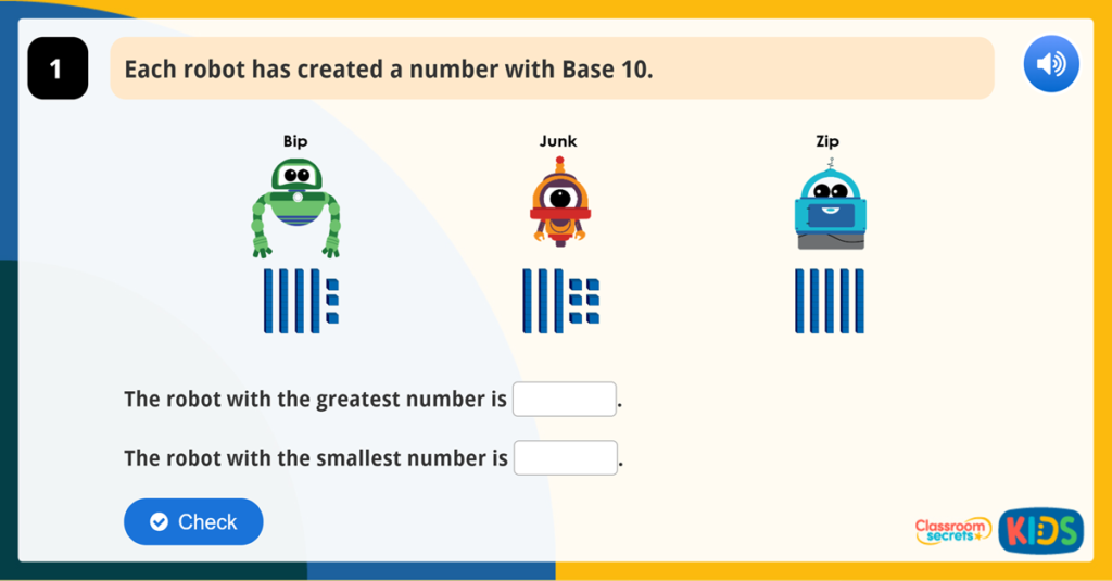 Year 1 Order Numbers Within 50 Game