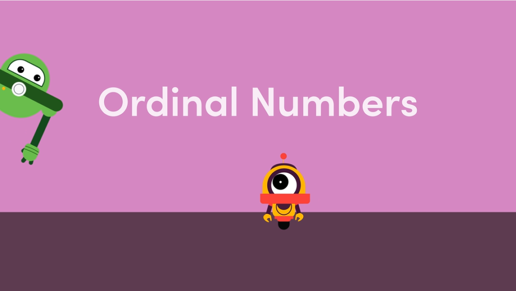 Year 1 Ordinal Numbers Games