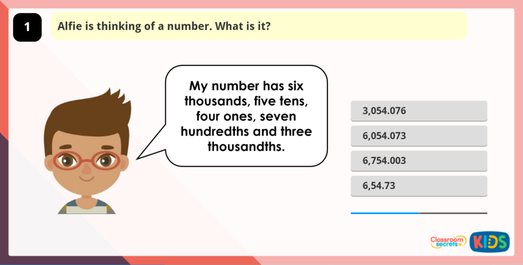 Year 6 Three Decimal Places