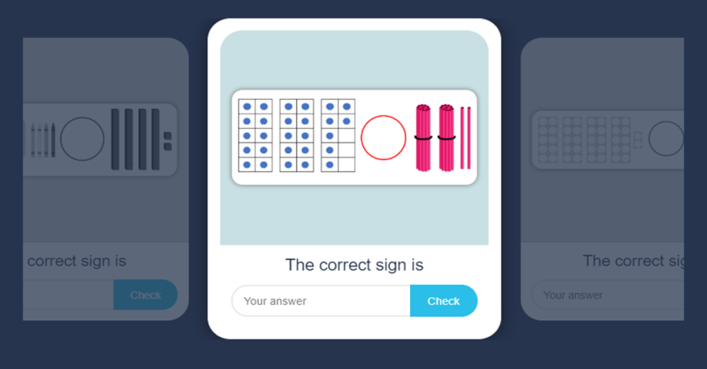 Compare and order numbers to 100