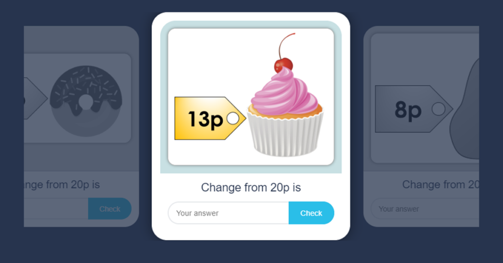 Money Problems Flash Cards Activity