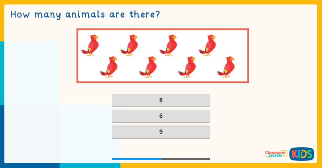 Reception Counting to 20 Game