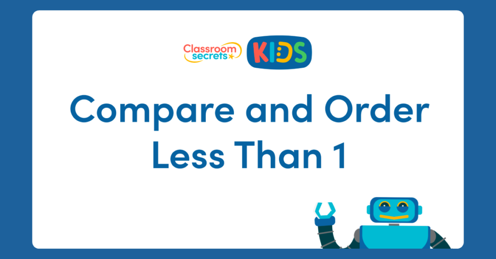 Year 5 Compare and Order Fraction Less Than 1 Video