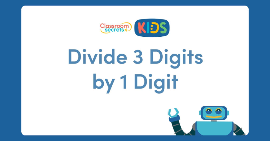 Divide 3 Digits by 1 Digit Video Tutorial