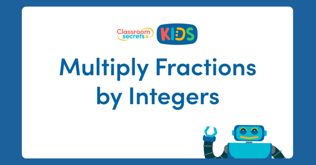 Year 6 Multiply Fractions by Integers Game
