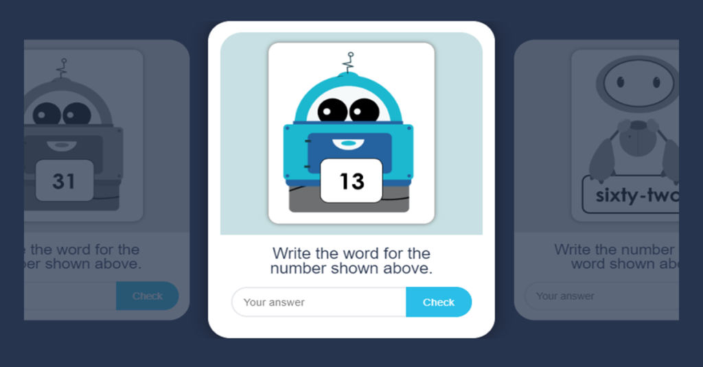 Write Numbers to 100 Flash Cards