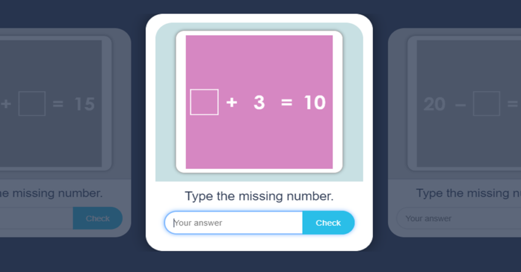 Number Bonds within 20 Flash Cards Activity